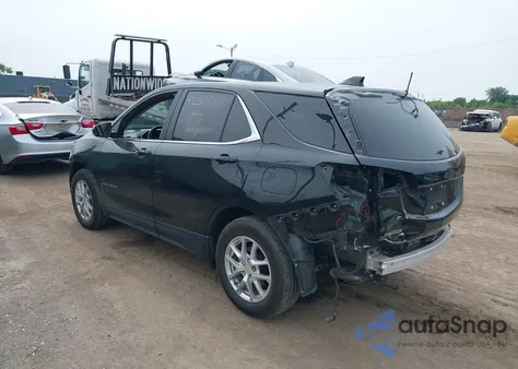 2022 Chevrolet Equinox Fwd Lt из США, поврежденный, VIN 3GNAXKEV2NL204591